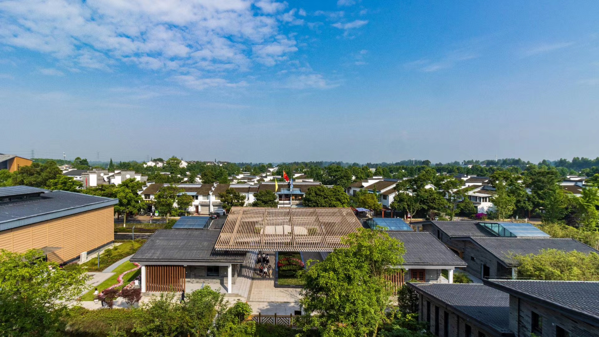 战旗村现场教学基地